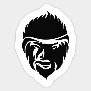 Black Monkeyman Sticker